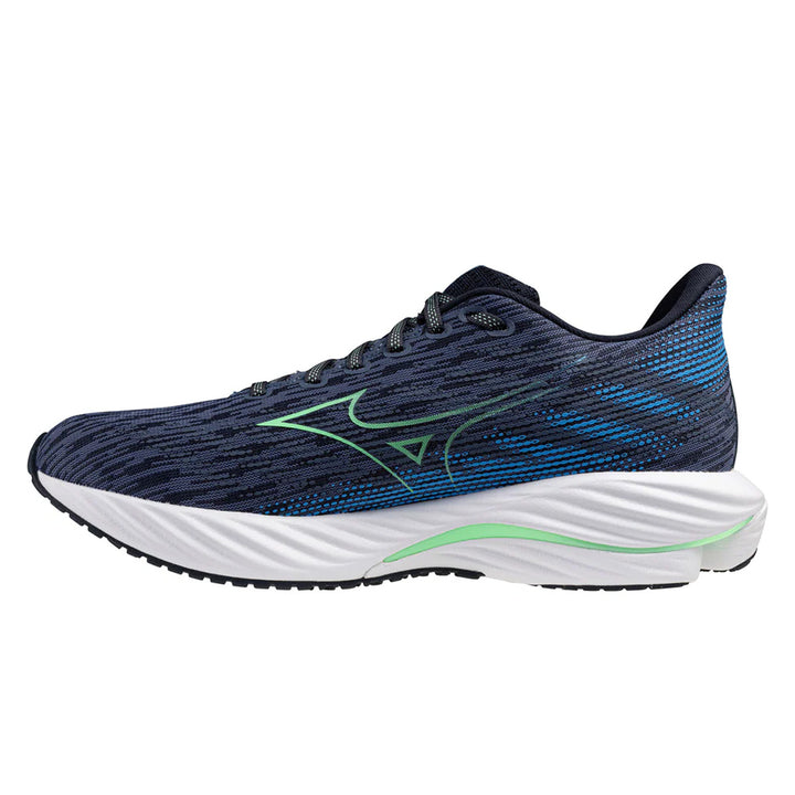 Mizuno Wave Rider 28 Mens | Vintage Indigo/neo Mint