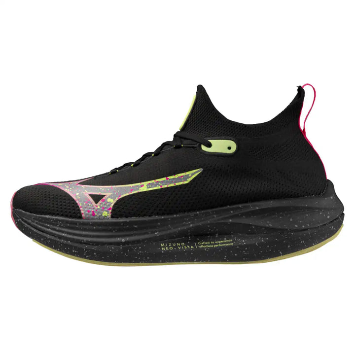 Mizuno Neo Vista Unisex | Black/silver/pink Tetra running