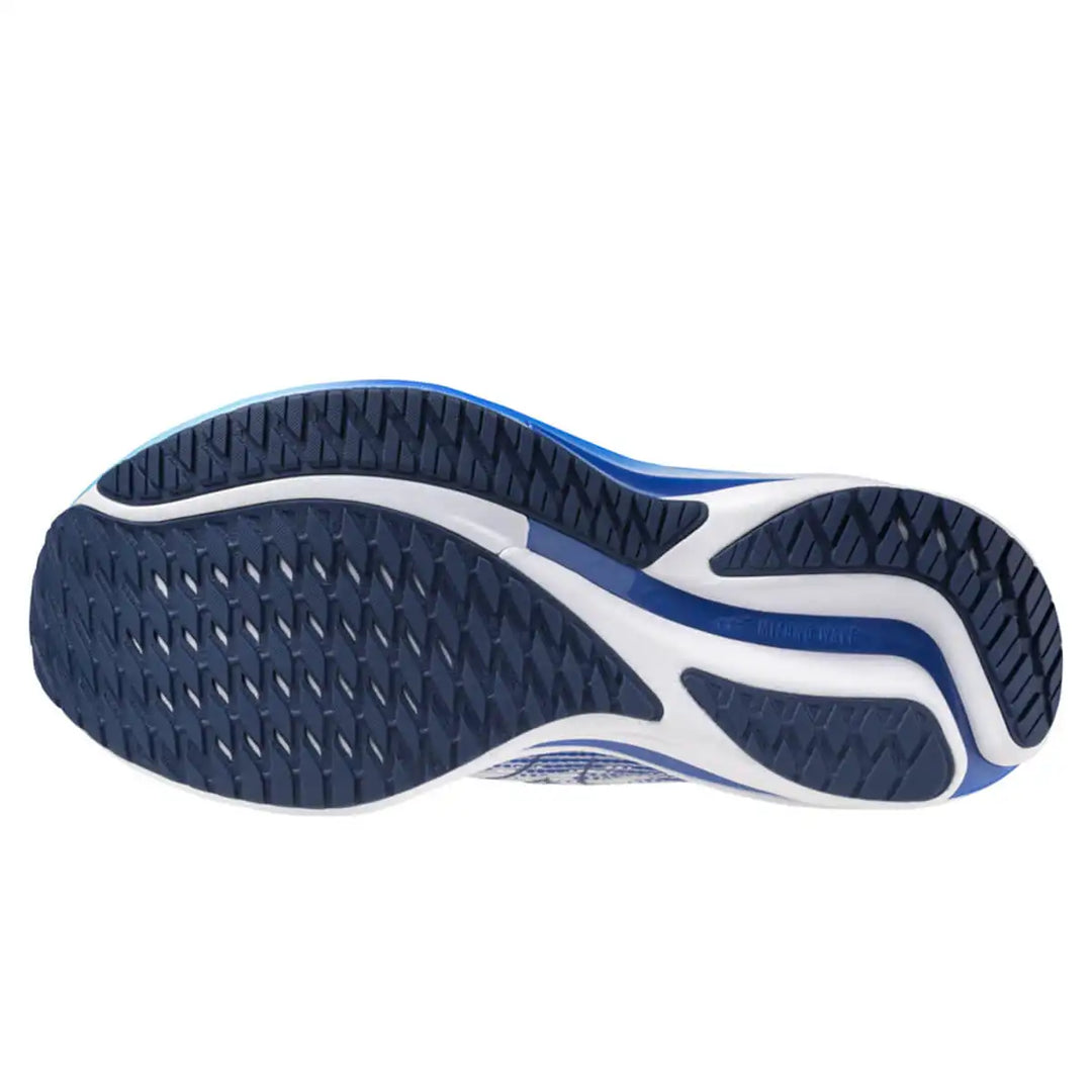 Mizuno Wave Rider 28 Mens | White/estate Blue/mugen Blue