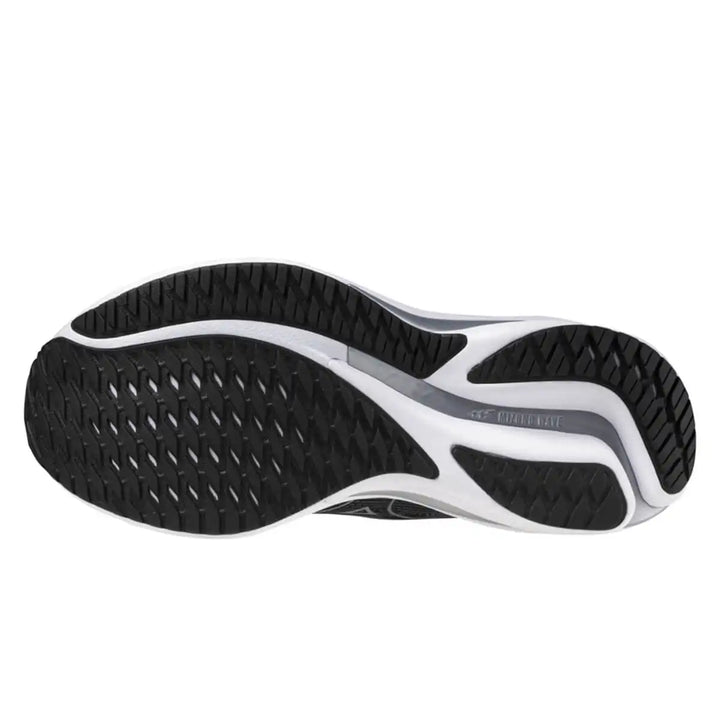 Mizuno Wave Rider 28 Mens | Black/silver/ebony