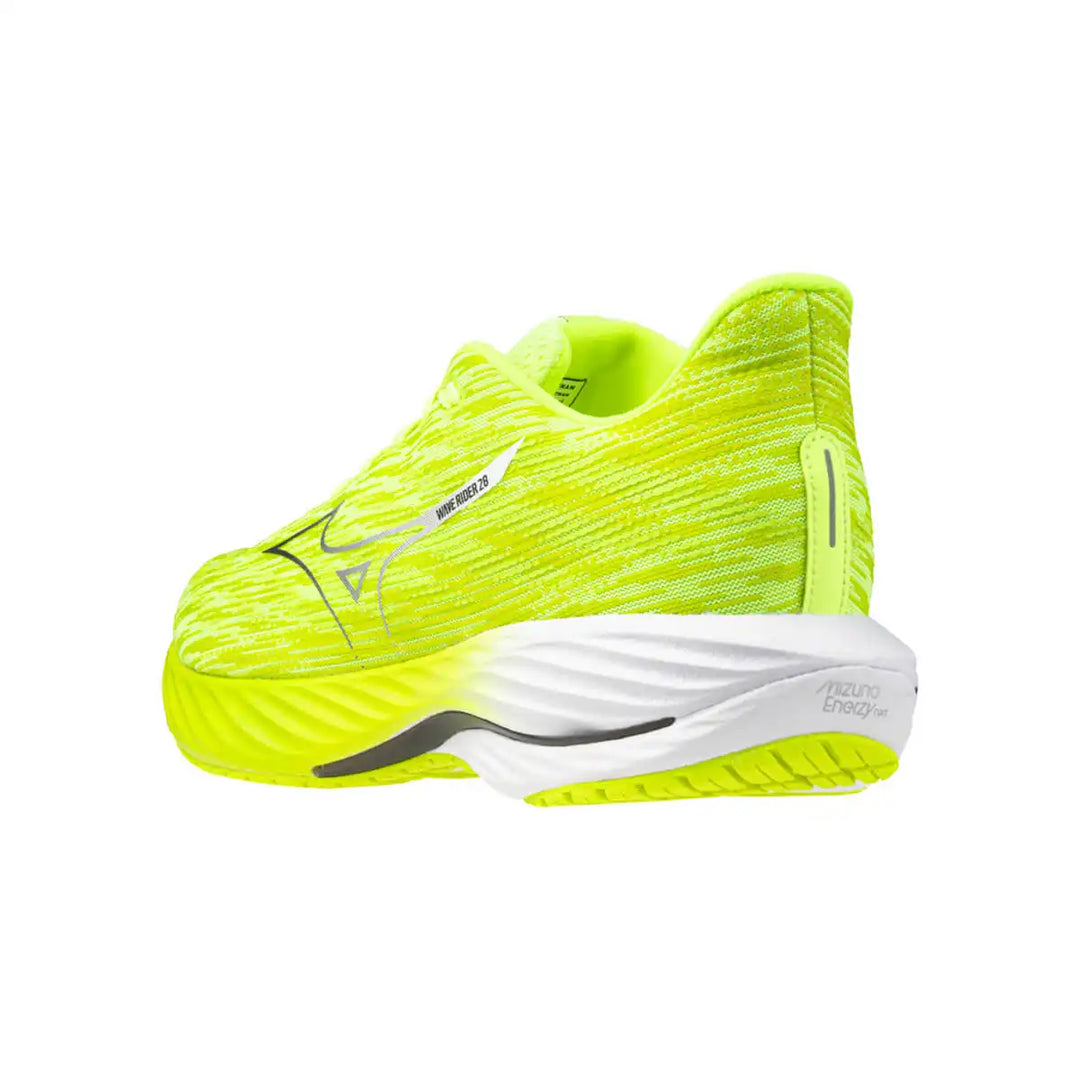 Mizuno Wave Rider 28 Mens | Mizuno Neo Lime/black/acid Lim back