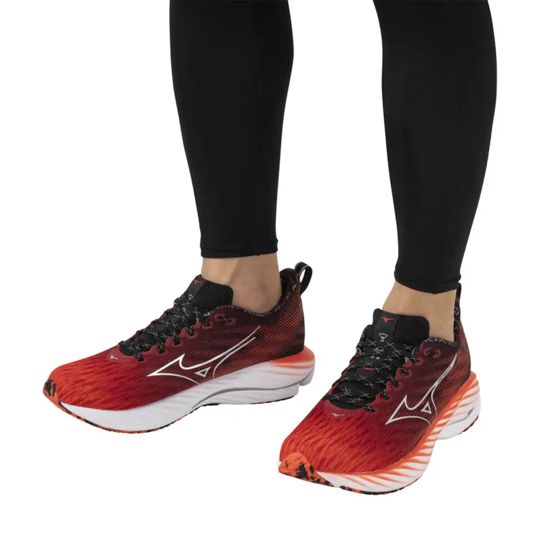 Mizuno Wave Rider 28 Unisex | Mizuno Ignition Red/silver/black model