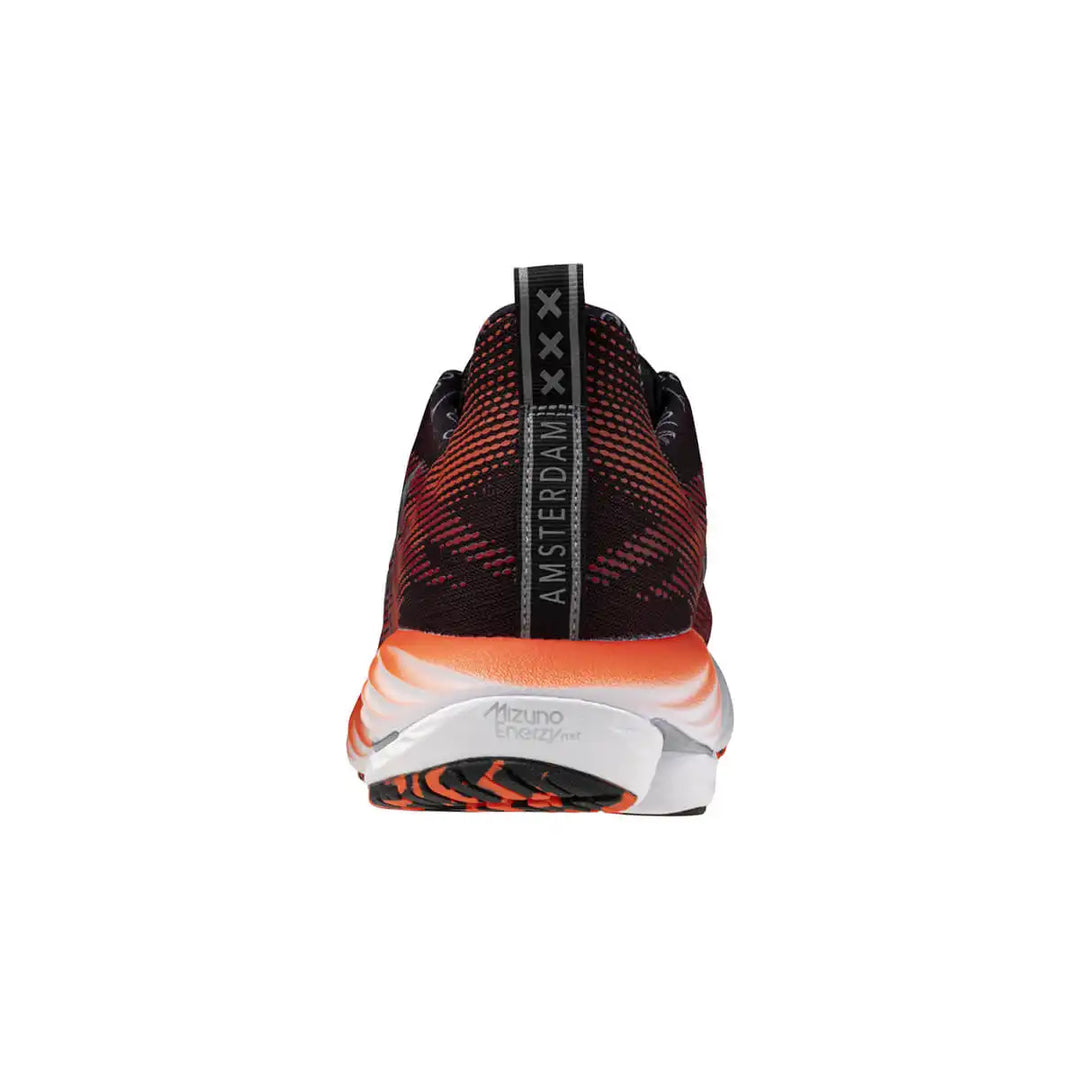 Mizuno Wave Rider 28 Unisex | Mizuno Ignition Red/silver/black back