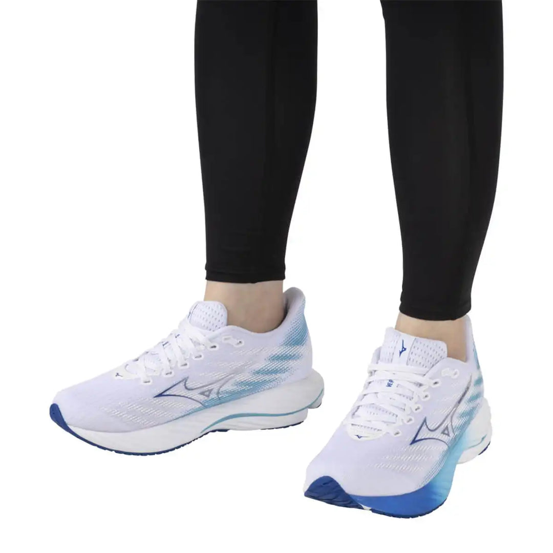 Mizuno Wave Rider 28 Womens | White/mugen Blue/river Blue model