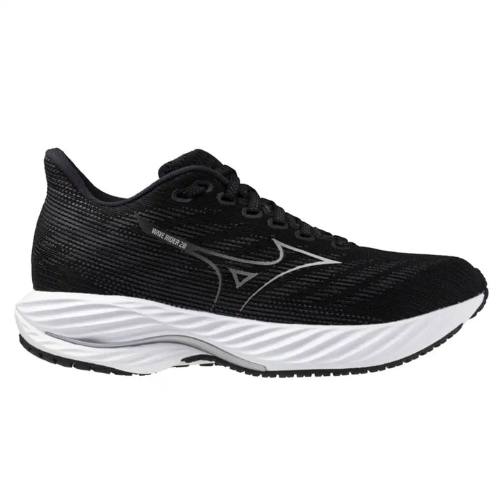 Mizuno Wave Rider 28 Womens | Black/harbor Mist running shoes