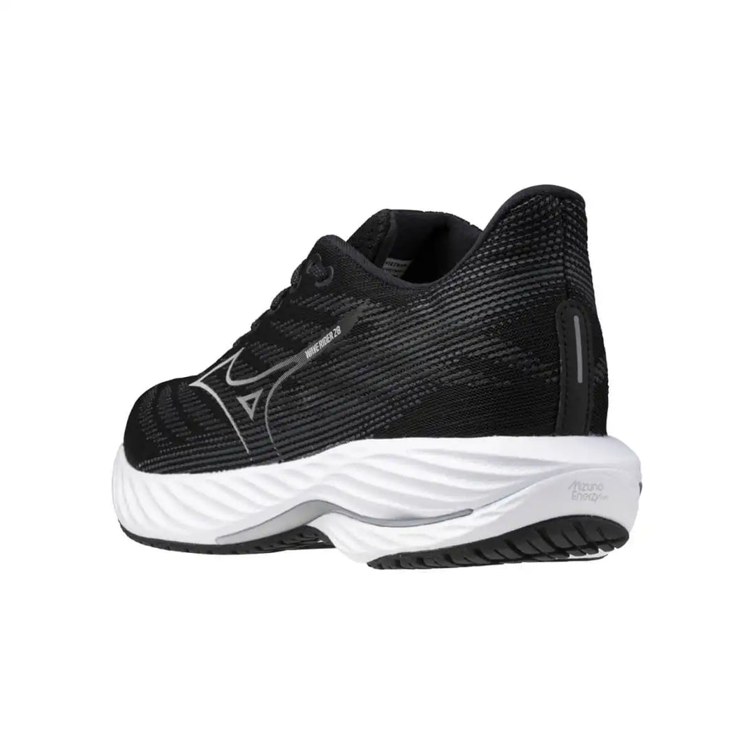 Mizuno Wave Rider 28 Womens | Black/harbor Mist back