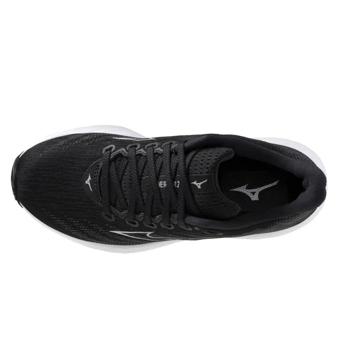 Mizuno Wave Rider 28 Womens | Black/harbor Mist top