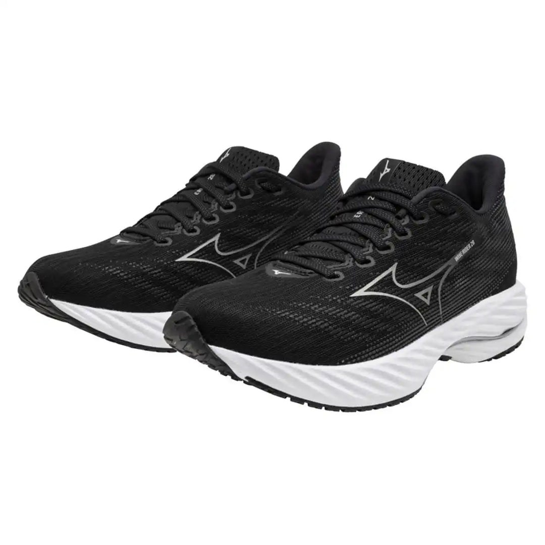 Mizuno Wave Rider 28 Womens | Black/harbor Mist front