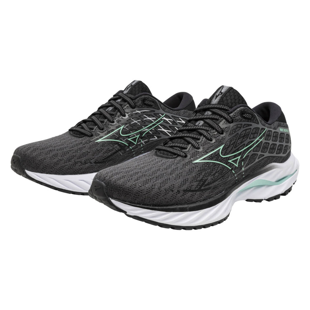 Mizuno Wave Inspire 20 Womens | Iron Gate/dusty Jade Green/bla