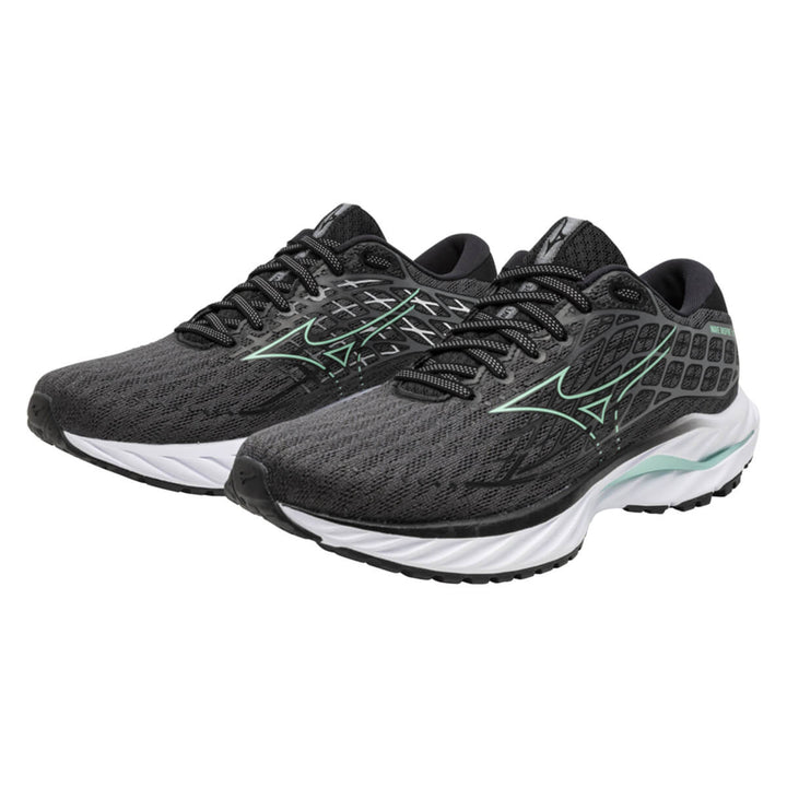 Mizuno Wave Inspire 20 Womens | Iron Gate/dusty Jade Green/bla