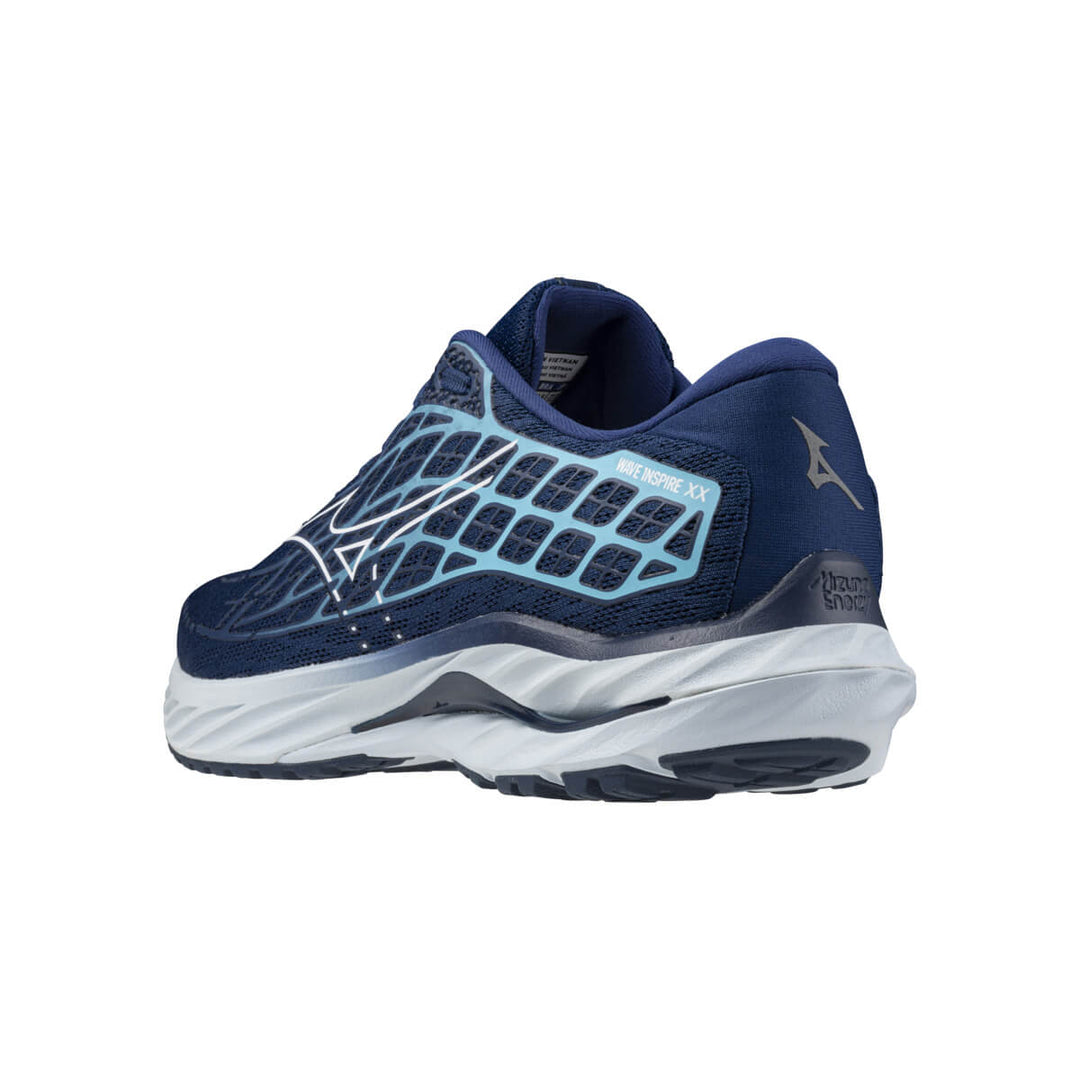 Mizuno Wave Inspire 20 Mens | Estate Blue back