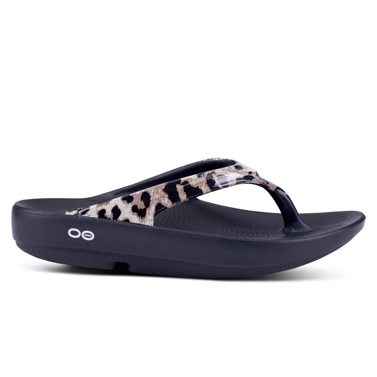 OOFOS OOlala Women s Recovery Sandal Cheetah Ltd edition