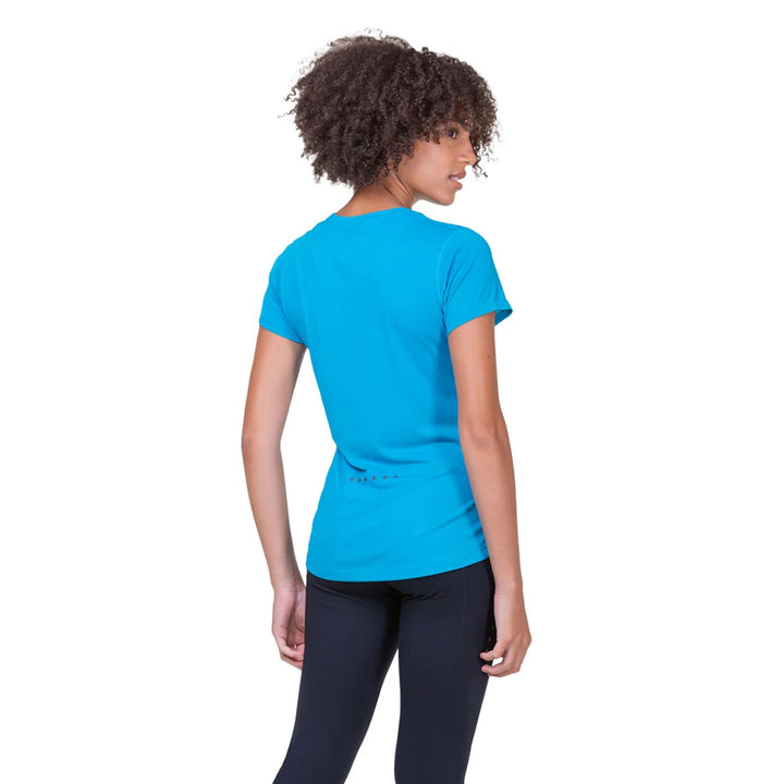 Ronhill Core Short Sleeve Tee Womens | Azure/bright White