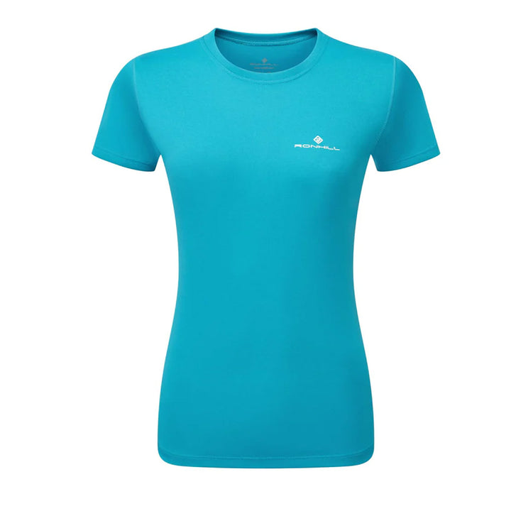 Ronhill Core Short Sleeve Tee Womens | Azure/bright White