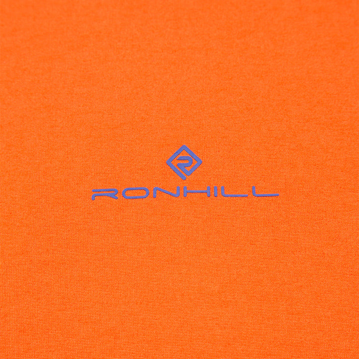 Ronhill Tech Reflect Long-Sleeve Tee Mens | Cardinalorange/reflct