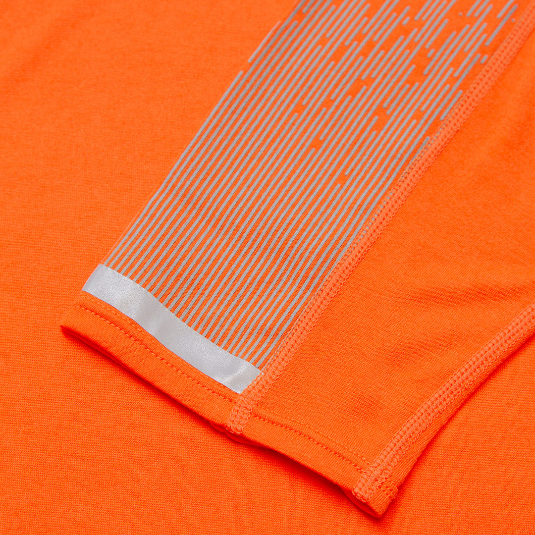 Ronhill Tech Reflect Long-Sleeve Tee Mens | Cardinalorange/reflct