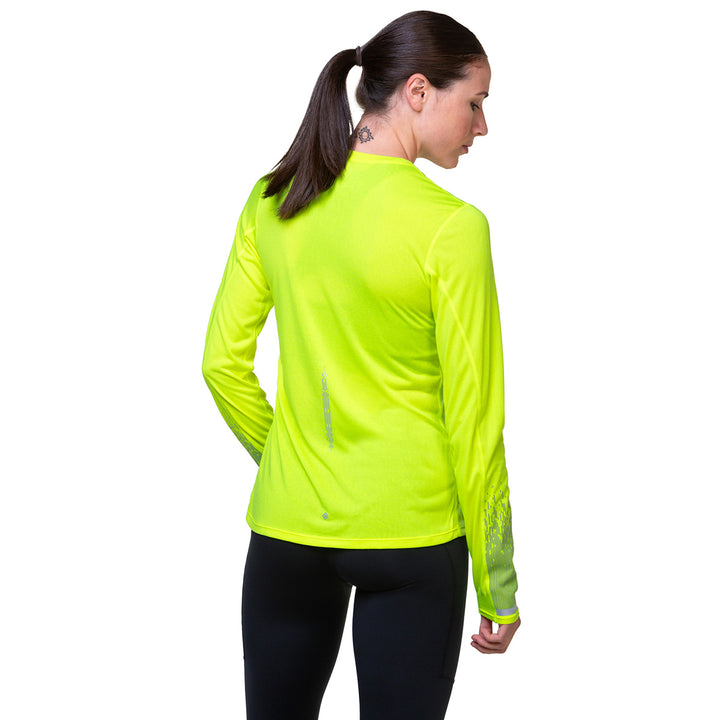 Ronhill Tech Reflect Long-Sleeve Tee Womens | Fluo Yellow/reflect