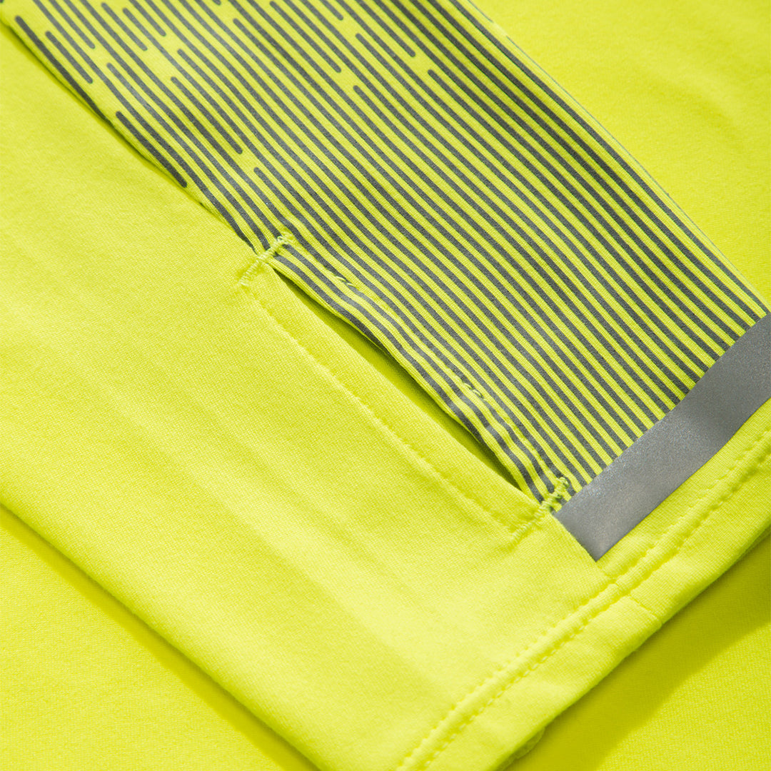 Ronhill Tech Reflect 1/2 Zip Mens | Fluo Yellow/reflect