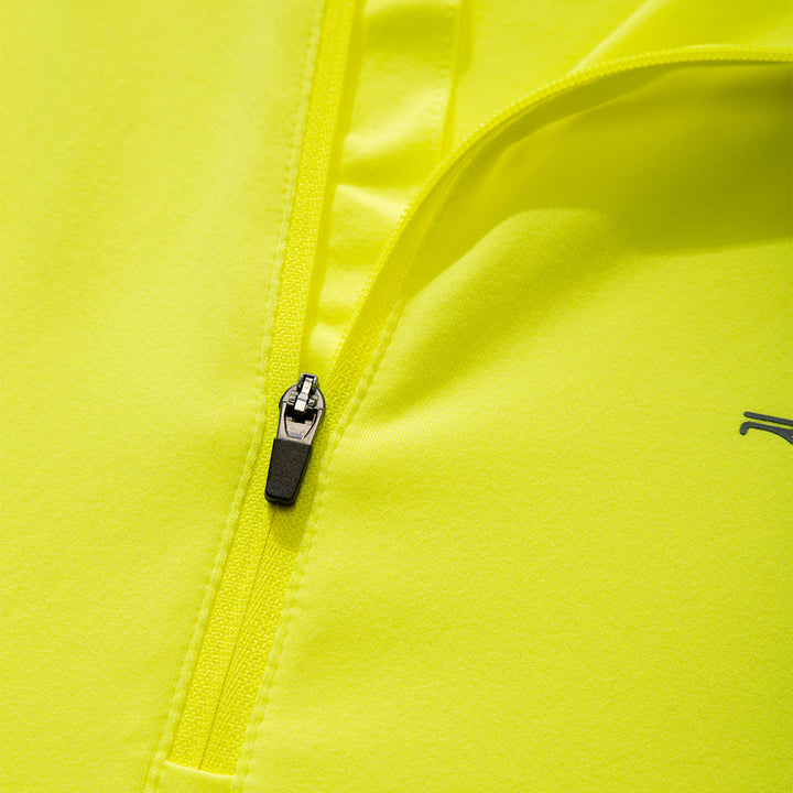 Ronhill Tech Reflect 1/2 Zip Mens | Fluo Yellow/reflect