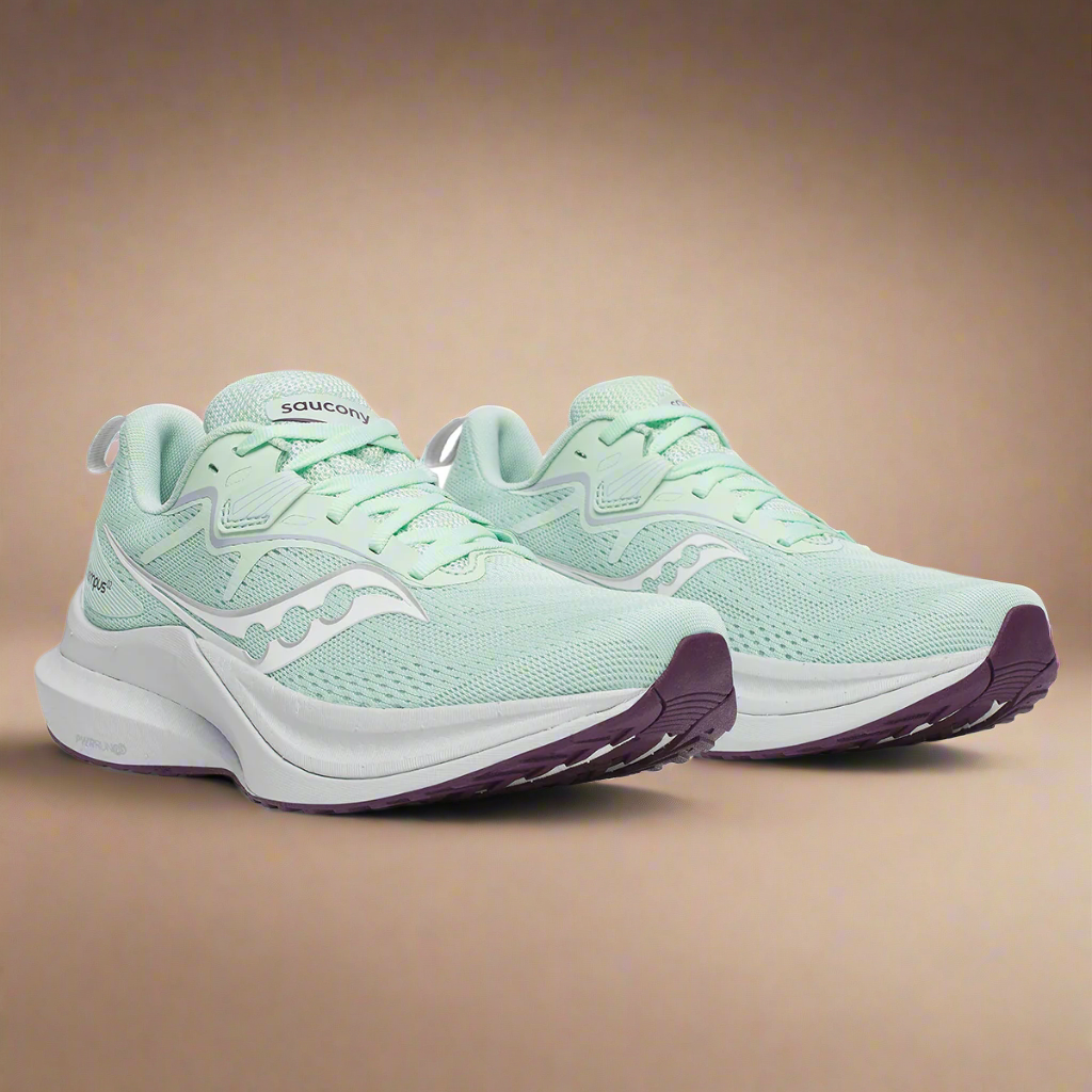 Saucony Tempus 2 Womens | Jade/eggplant