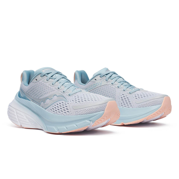 Saucony Guide 17 Womens | Cloud/topaz front pair