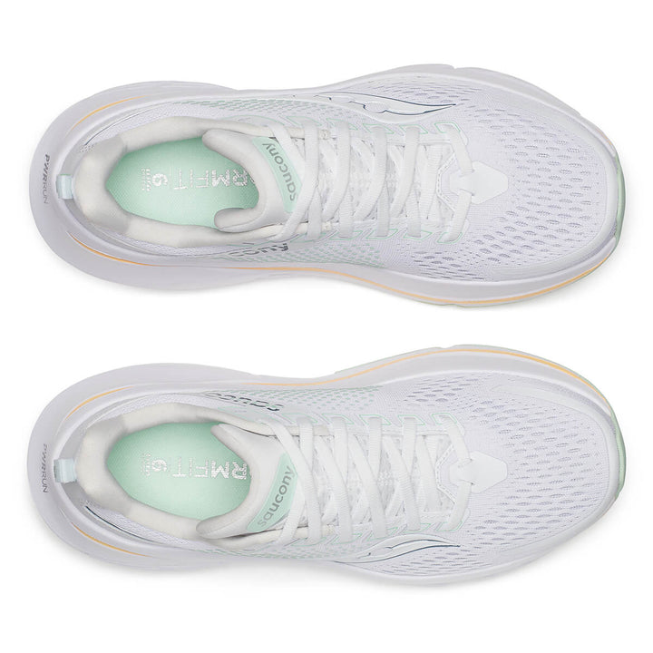 Saucony Guide 17 Womens | White/peel