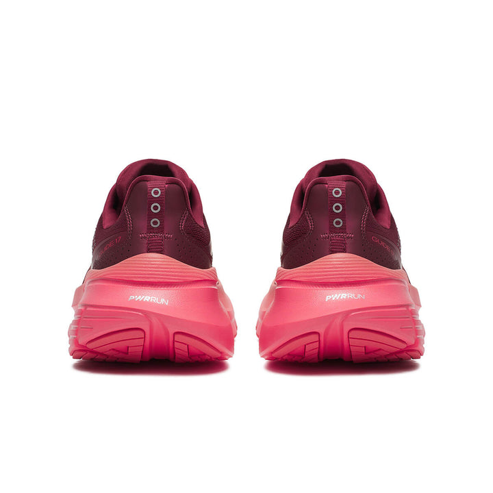 Saucony Guide 17 Womens | Currant/cayenne back