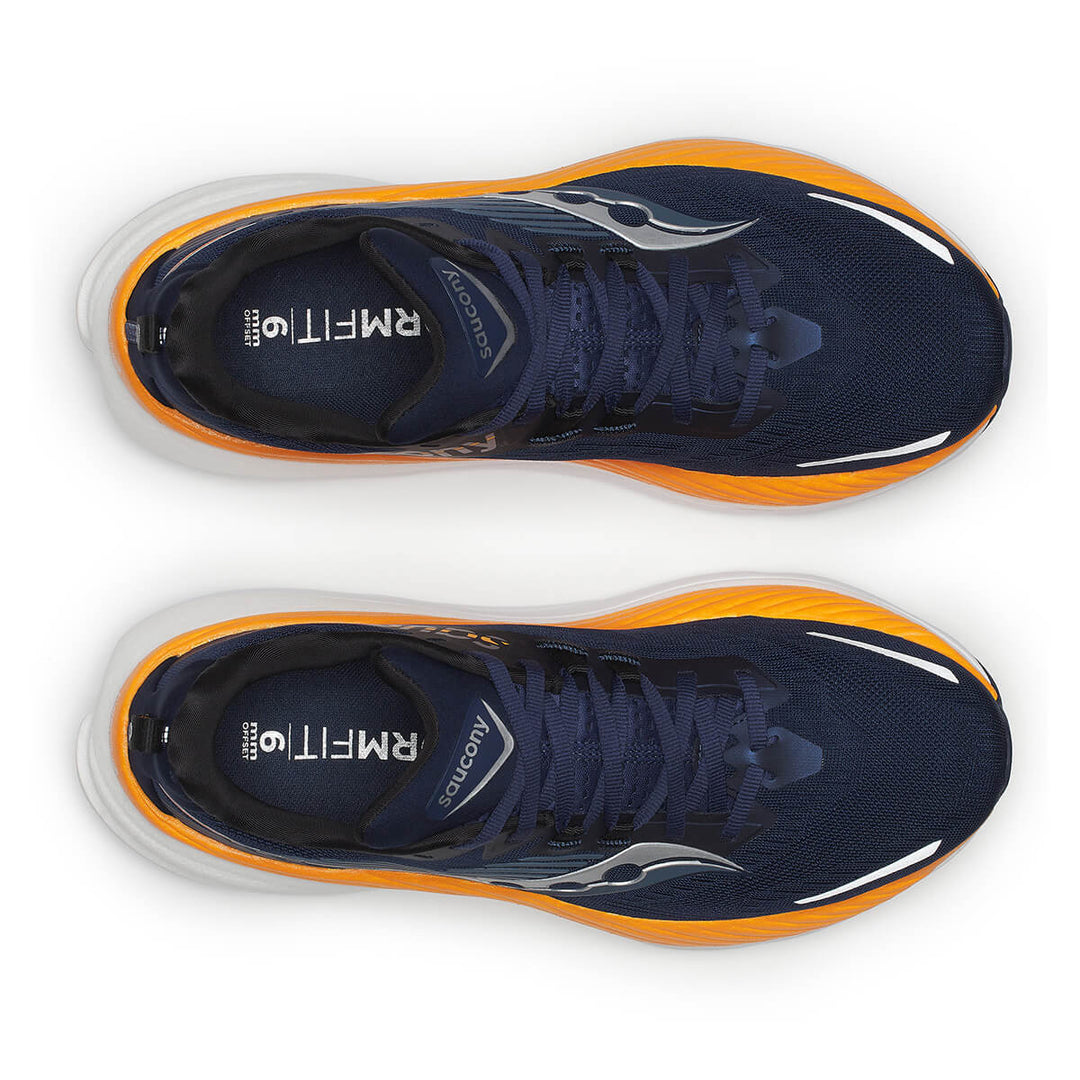 Saucony Hurricane 24 Mens | Navy/peel top