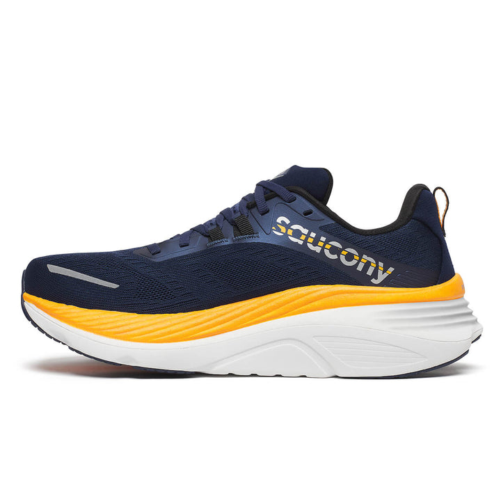 Saucony Hurricane 24 Mens | Navy/peel cushioning