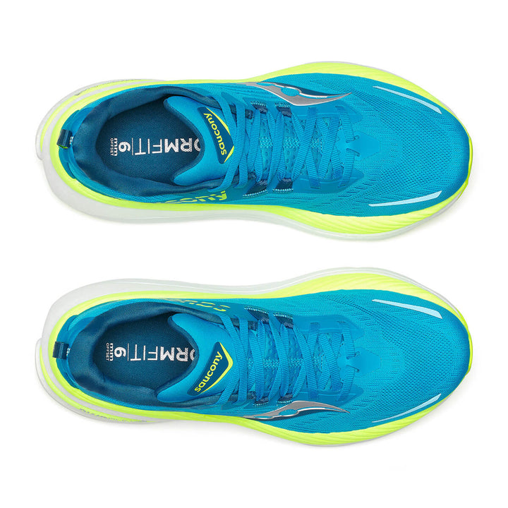 SAUCONY HURRICANE 24 MENS | VIZIBLUE/CITRON