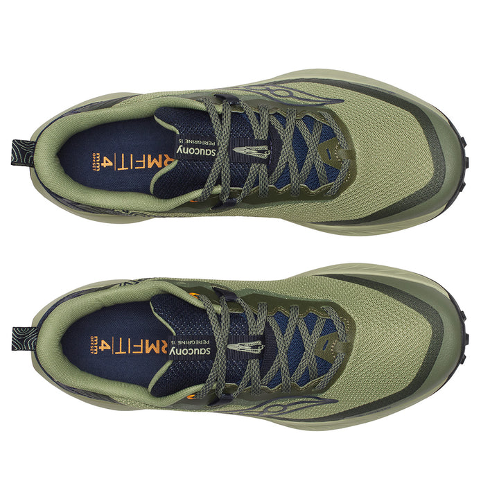 Saucony Peregrine 15 GTX Mens | Hemlock/navy