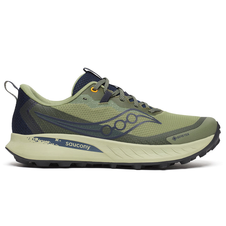 Saucony Peregrine 15 GTX Mens | Hemlock/navy