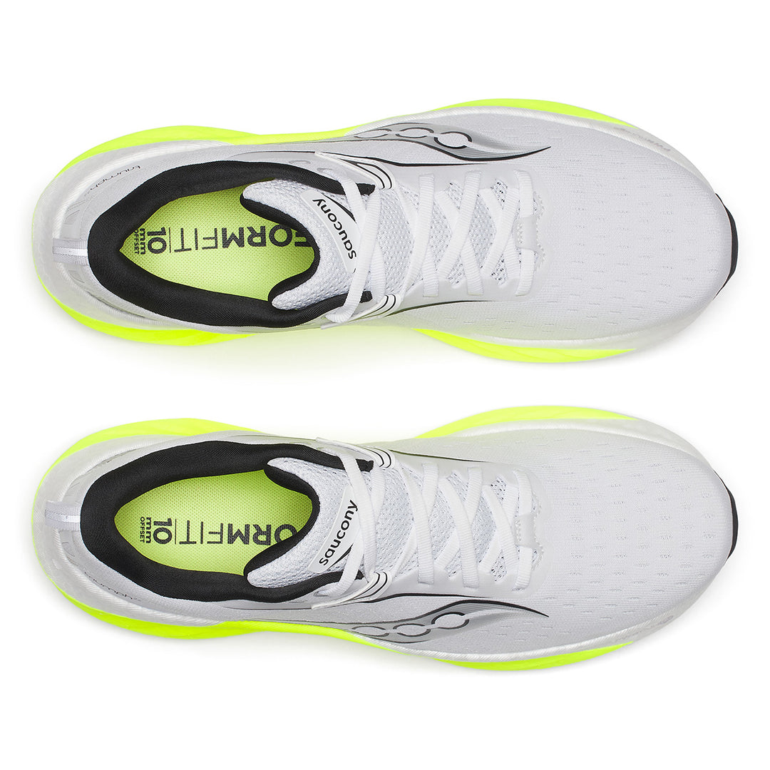 Saucony Triumph 22 Mens | White/citron