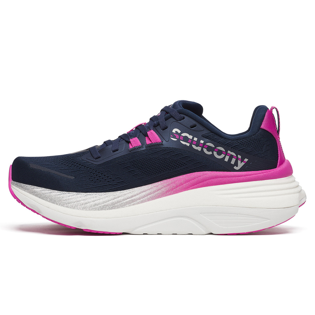 Saucony Hurricane 24 Womens | Navy/fuschia