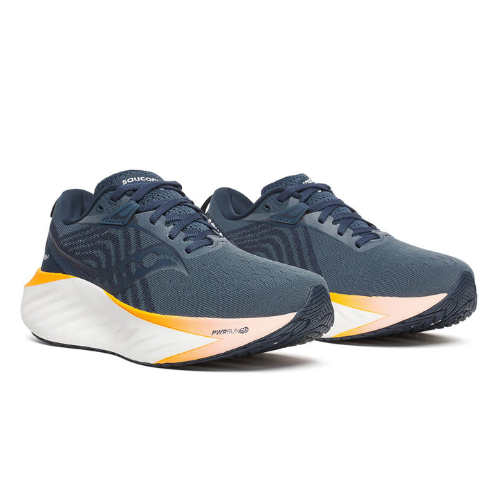 Saucony Triumph 22 Womens | Dusk front pair