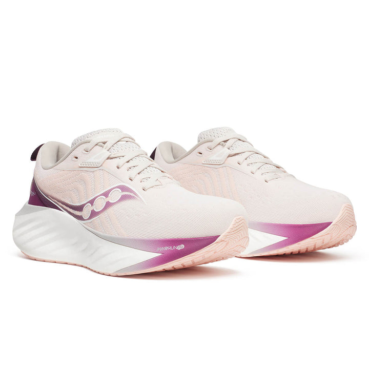 Saucony Triumph 22 Womens | Moon front pair