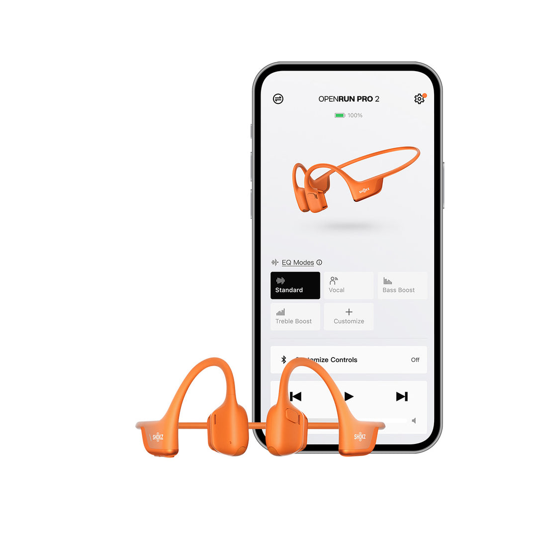 Shokz Openrun Pro 2 Orange app light mode #colour_orange