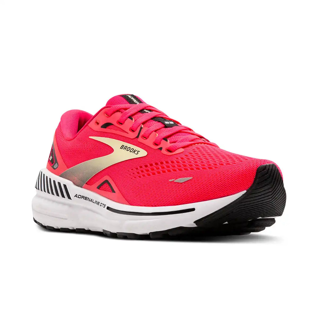 Brooks Adrenaline GTS 23 Womens | Diva Pink/yellow/black running shoes