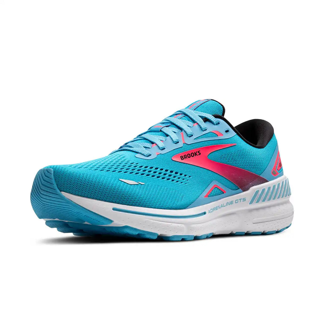 Brooks Adrenaline GTS 23 Mens | Crystal Seas/diva Pink/black cushioning