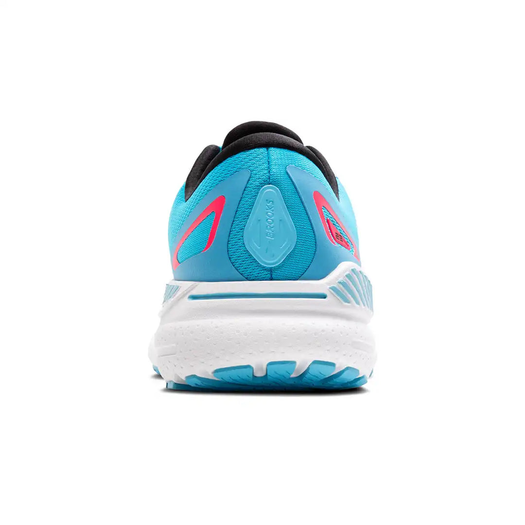 Brooks Adrenaline GTS 23 Mens | Crystal Seas/diva Pink/black heel