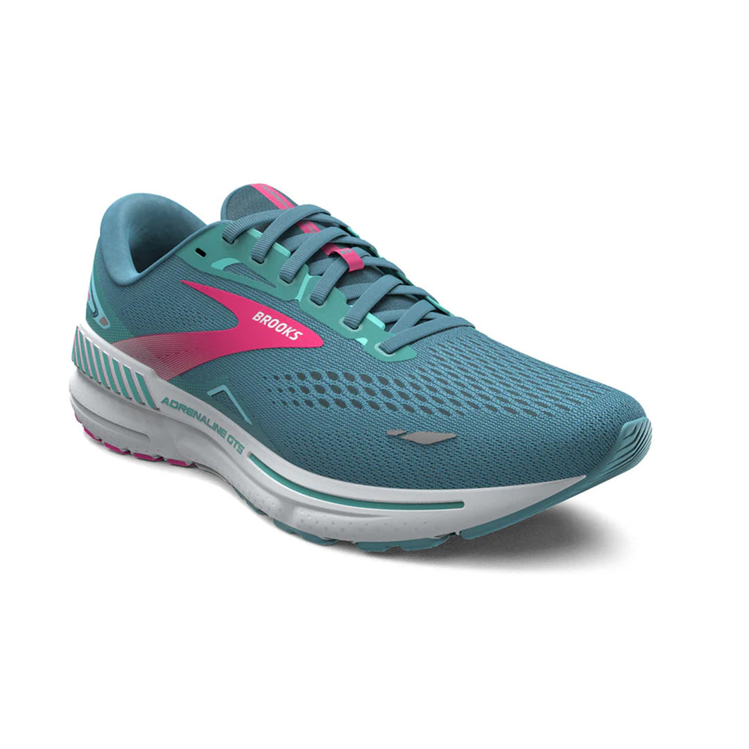 Brooks Adrenaline GTS 23 Womens | Storm Blue/pink/aqua front